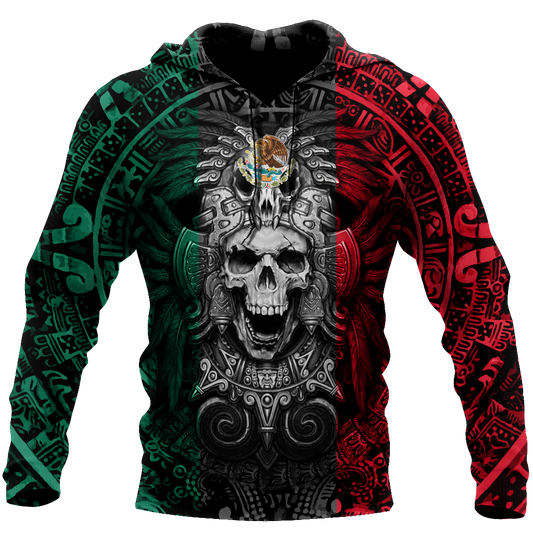 Aztec Warrior Classic Art - 3D Hoodie