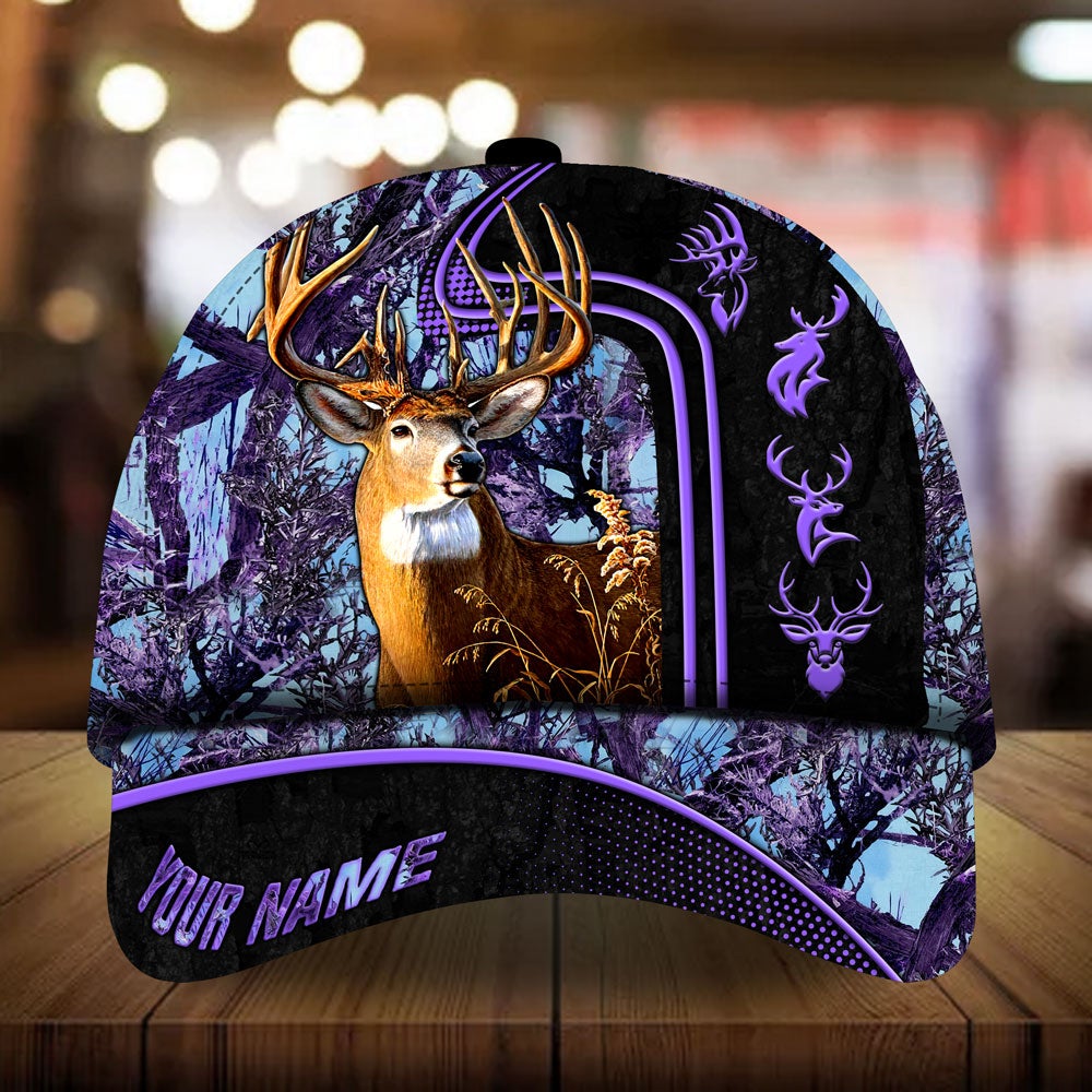 Beautiful Deer Hunting Camo Personalized – Classic Cap