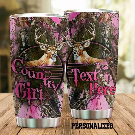 Hunting Love Deer 20 Oz Tumbler For Coffee Tea Water And Stylish Travel Drinkware