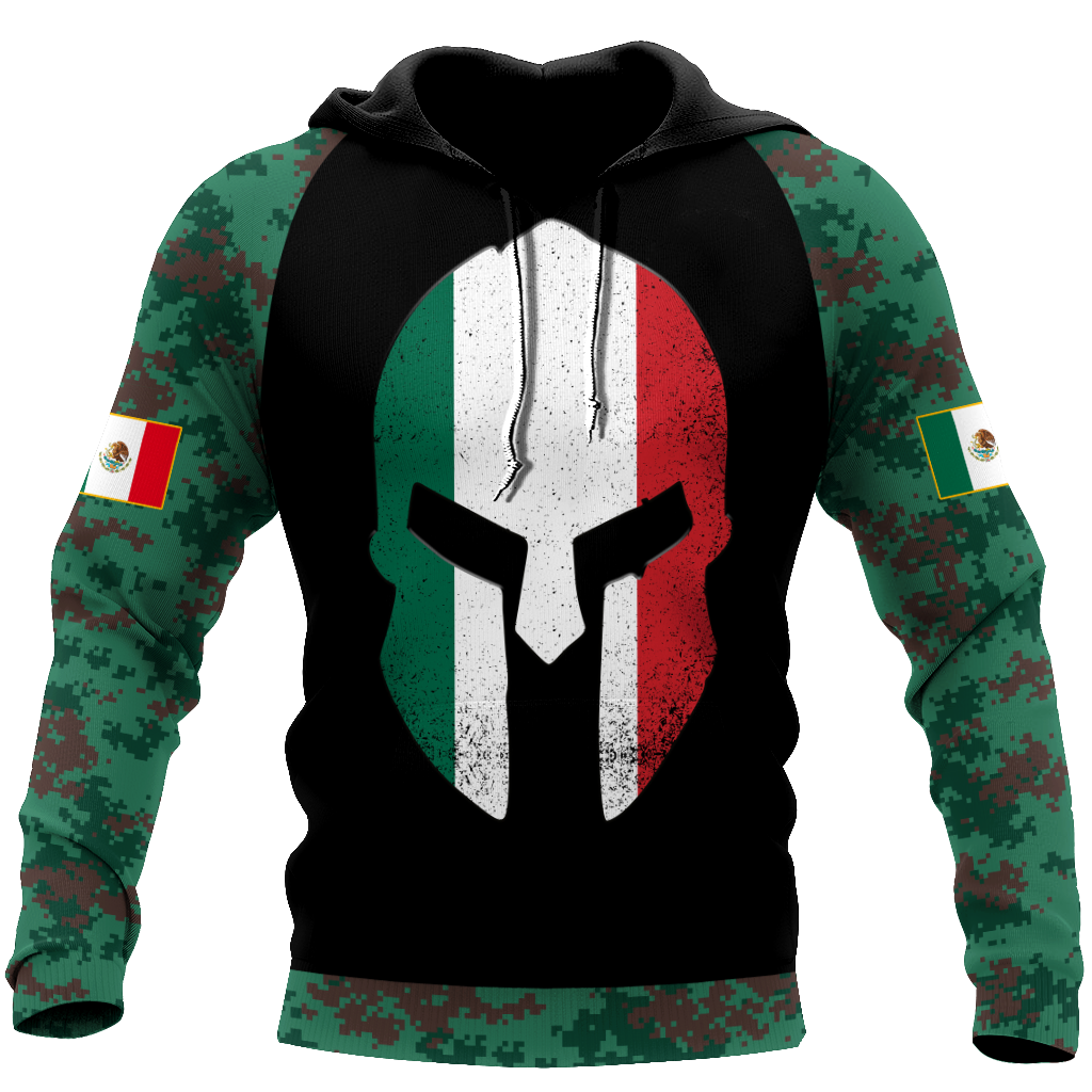Mexican Coat Of Arms Art - 3D Hoodie