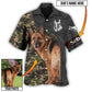 German Shepherd Strong Dog Custom Photo Personalized - Hawaiian Shirt