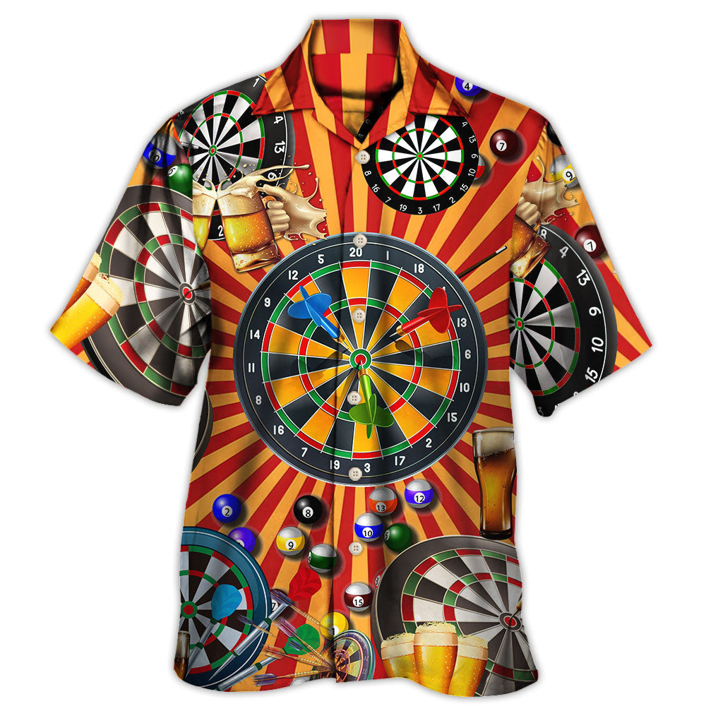 Dart Player Beer Night Fun – Hawaiian Shirt