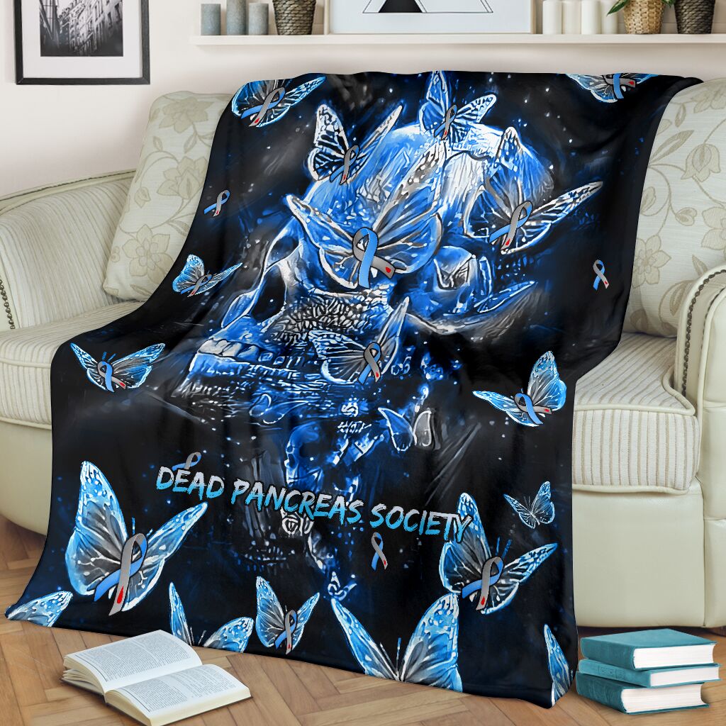 Diabetes Awareness Flannel Blanket For Living Room And Bedroom Styling