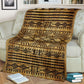 Ethnic Love Beautiful Life Flannel Blanket For Living Room And Bedroom Styling