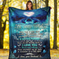 Dolphin To My Wife Dolphin In The Ocean Flannel Blanket For Cozy Home Lounging And Gifting