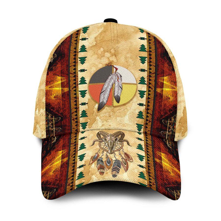 Vintage Retro Native American Pattern – Classic Cap