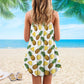 Fruit Pineapple Tropical Vibes Limited 1 – Women's Summer Sleeveless V-Neck Camisole Dress