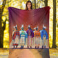 Native American Simple Flannel Blanket For Cozy Home Lounging And Gifting