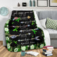 God Says You Are Mental Health Awareness Flannel Blanket For Relaxing At Home And Travel