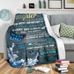 Mental Health Awareness Daughter Gift Flannel Blanket For Relaxing At Home And Travel
