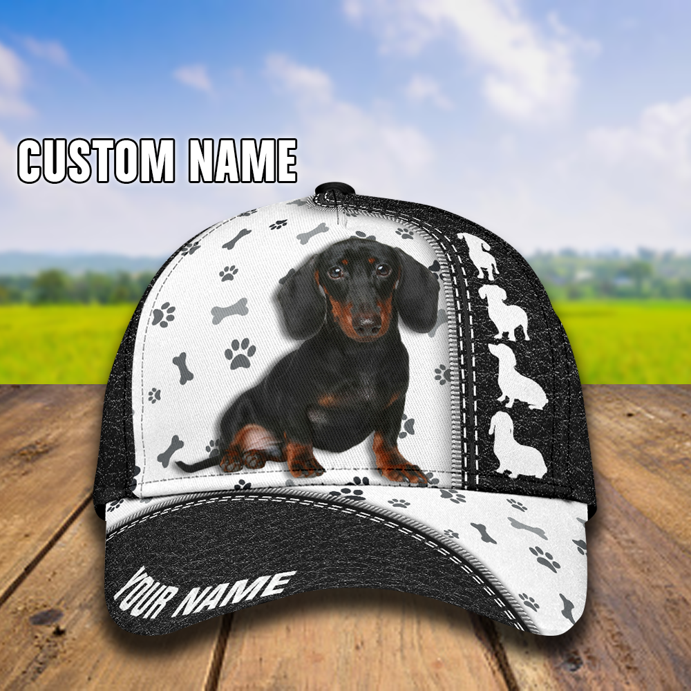 Dachshund Custom All Over Print – Classic Cap