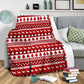 Christmas Teacher Simple Pattern Flannel Blanket For Relaxing At Home And Travel