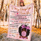 Black Girl To My Daughter African American Flannel Blanket For Bed Sofa And Reading Nook Decor