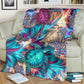 Turtle Magic Flannel Blanket For Living Room And Bedroom Styling