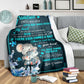 Autism Awareness Son Gift Flannel Blanket For Relaxing At Home And Travel