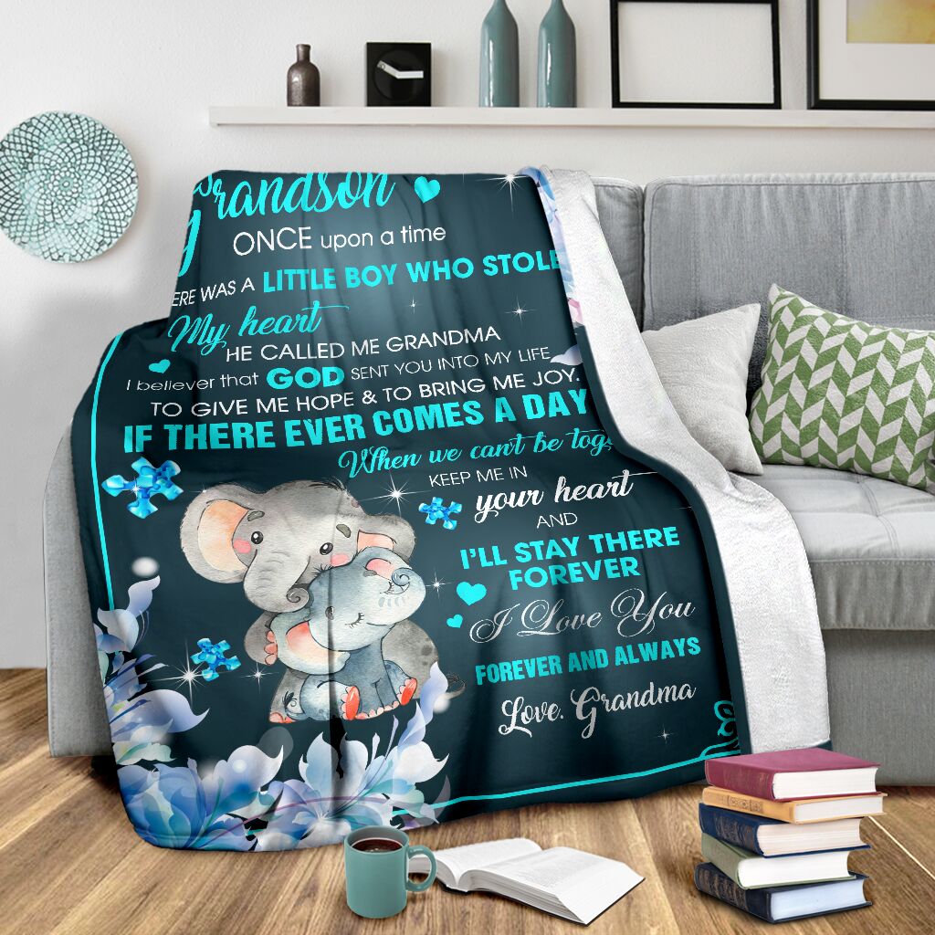 Autism Awareness Son Gift Flannel Blanket For Relaxing At Home And Travel