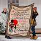 Native To My Granddaughter Native American Flannel Blanket For Cozy Home Lounging And Gifting