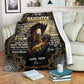 Dragon To My Daughter I Believe In You I Love You Flannel Blanket For Soft Bed Couch And Home Comfort