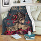 Breast Cancer Breast Cancer Strength And Hope Awareness Flannel Blanket For Warm Home Decor And Relaxation