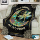 Dark Floral Hippie Flannel Blanket For Living Room And Bedroom Styling