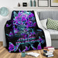 Hope Awareness Butterfly Flannel Blanket For Relaxing At Home And Travel