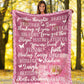 Breast Cancer Warrior Breast Cancer Awareness Flannel Blanket For Cozy Home Lounging And Gifting