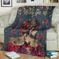 Breast Cancer Awareness Butterfly Flannel Blanket For Living Room And Bedroom Styling
