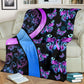 Mental Health Awareness Hope Flannel Blanket For Living Room And Bedroom Styling