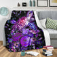 Turtle Purple Turtle Flannel Blanket For Relaxing At Home And Travel
