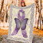 Fibromyalgia Awareness Faith Hope Love Flannel Blanket For Bed Sofa And Reading Nook Decor