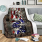 Hunting American Hunters Flannel Blanket For Relaxing At Home And Travel