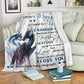 Dragon To My Gorgeous Wife Flannel Blanket For Warm Home Decor And Relaxation