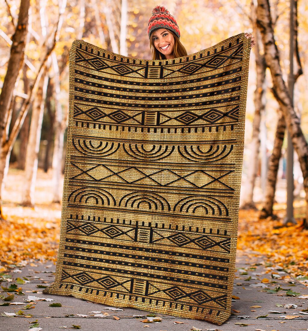 Ethnic Love Beautiful Life Flannel Blanket For Bed Sofa And Reading Nook Decor