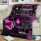 Breast Cancer To Daughter Breast Cancer Awareness Flannel Blanket For Living Room And Bedroom Styling