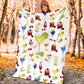 Tropical Drink Lover Flannel Blanket For Bed Sofa And Reading Nook Decor