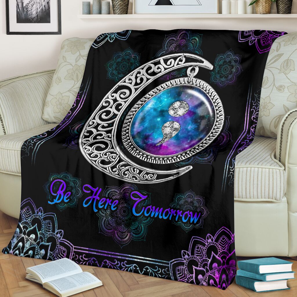 Mental Health Awareness Hope Flannel Blanket For Living Room And Bedroom Styling