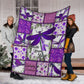 Epilepsy Awareness Butterfly Flannel Blanket For Bedroom Couch And Daily Comfort