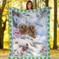 Owl Christmas Snow Flannel Blanket For Cozy Home Lounging And Gifting