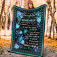 Turtle To My Daughter Turtle Sea Flannel Blanket For Bed Sofa And Reading Nook Decor