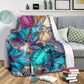 Turtle Magic Flannel Blanket For Relaxing At Home And Travel