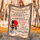 Native To My Granddaughter Native American Flannel Blanket For Bed Sofa And Reading Nook Decor