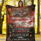 Hunting To My Wife Flannel Blanket For Cozy Home Lounging And Gifting
