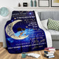 African To My Daughter African American Flannel Blanket For Relaxing At Home And Travel