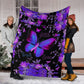 Butterfly Faith Hope Love Flannel Blanket For Bedroom Couch And Daily Comfort