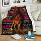 Horse Daughter Gift Flannel Blanket For Warm Home Decor And Relaxation