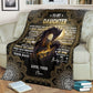 Dragon To My Daughter I Believe In You I Love You Flannel Blanket For Living Room And Bedroom Styling
