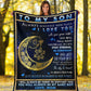 Autism Awareness Son Gift Flannel Blanket For Cozy Home Lounging And Gifting