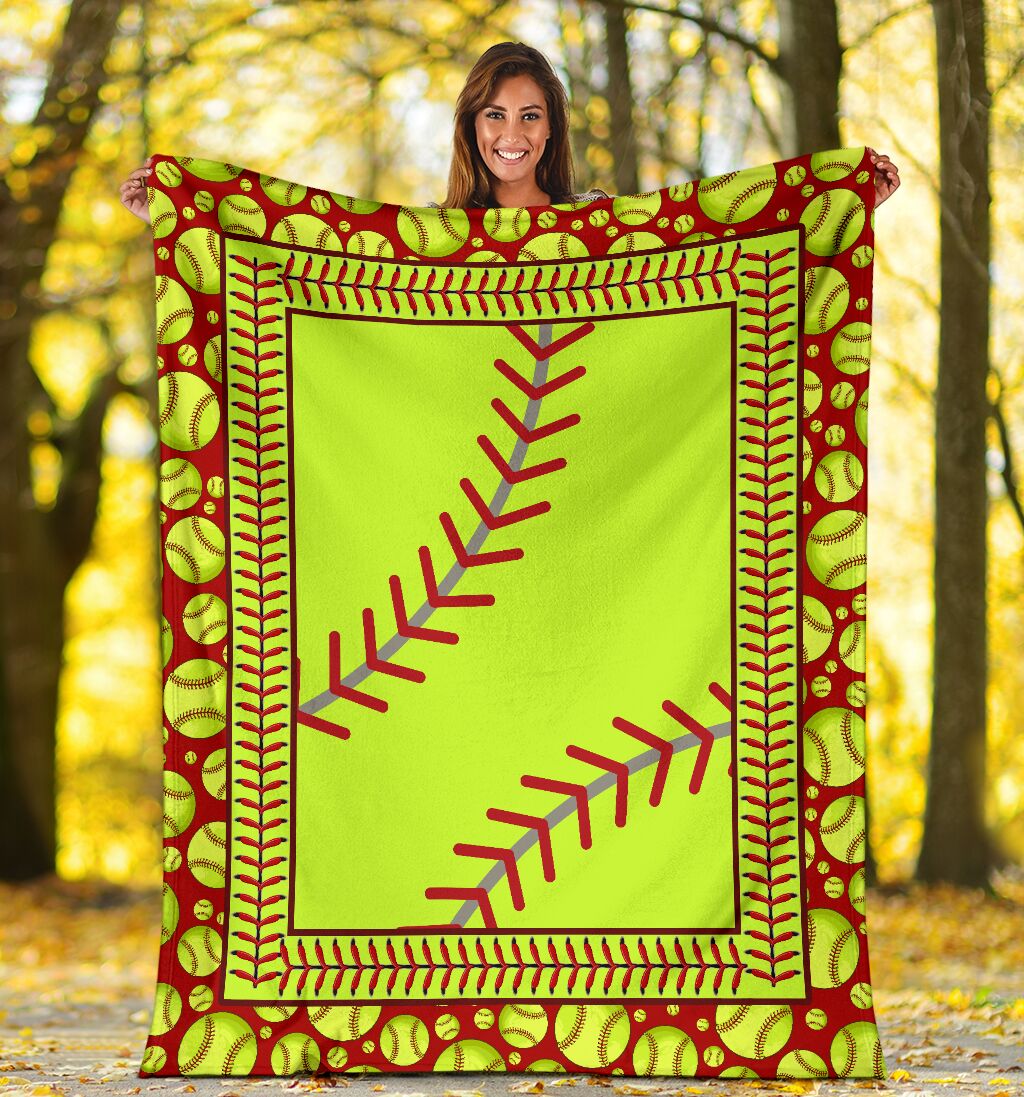 Softball All I Need Flannel Blanket For Cozy Home Lounging And Gifting