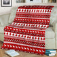 Nurse Christmas Simple Pattern Flannel Blanket For Living Room And Bedroom Styling