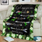 God Says You Are Mental Health Awareness Flannel Blanket For Living Room And Bedroom Styling